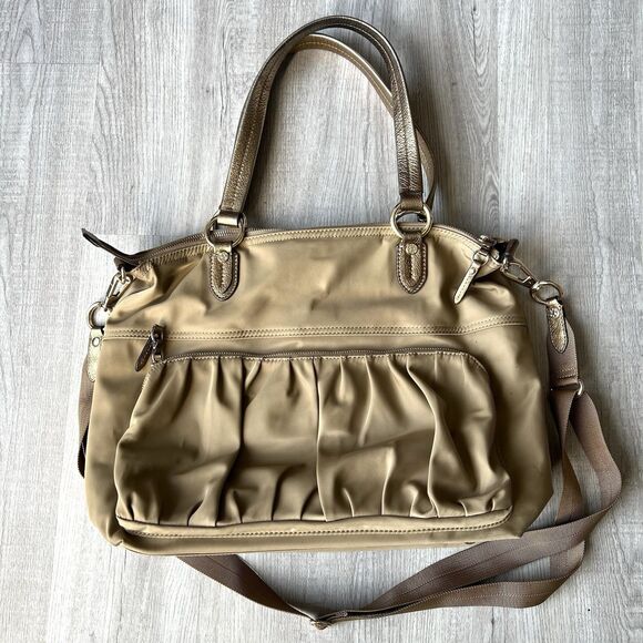 MZ Wallace Belle Medium Nylon Satchel - Picture 1 of 10